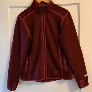 Kuhl Burgundy Fleece Zip Up